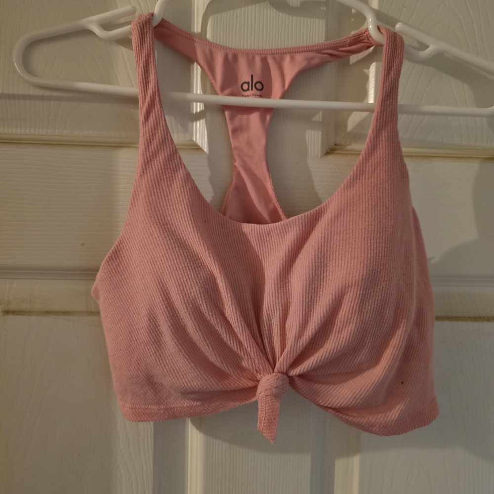 #276 ALO Yoga Soft Pink Sports Bra